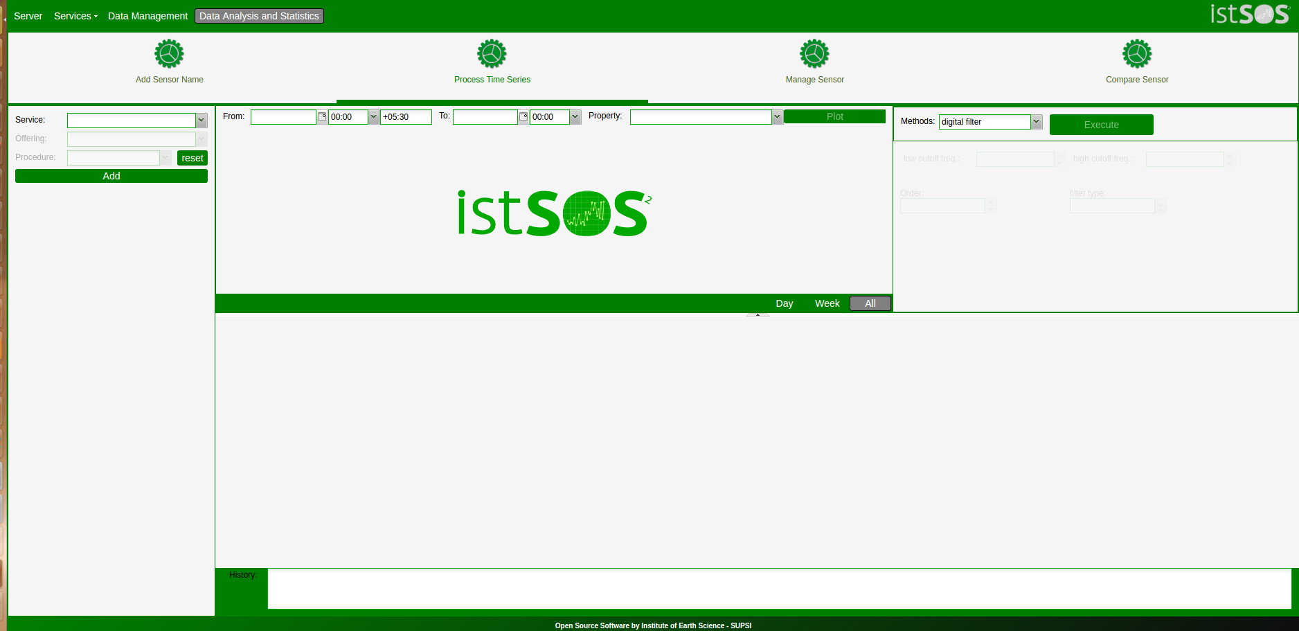 istSOS2 Added extenstion Data analysis
