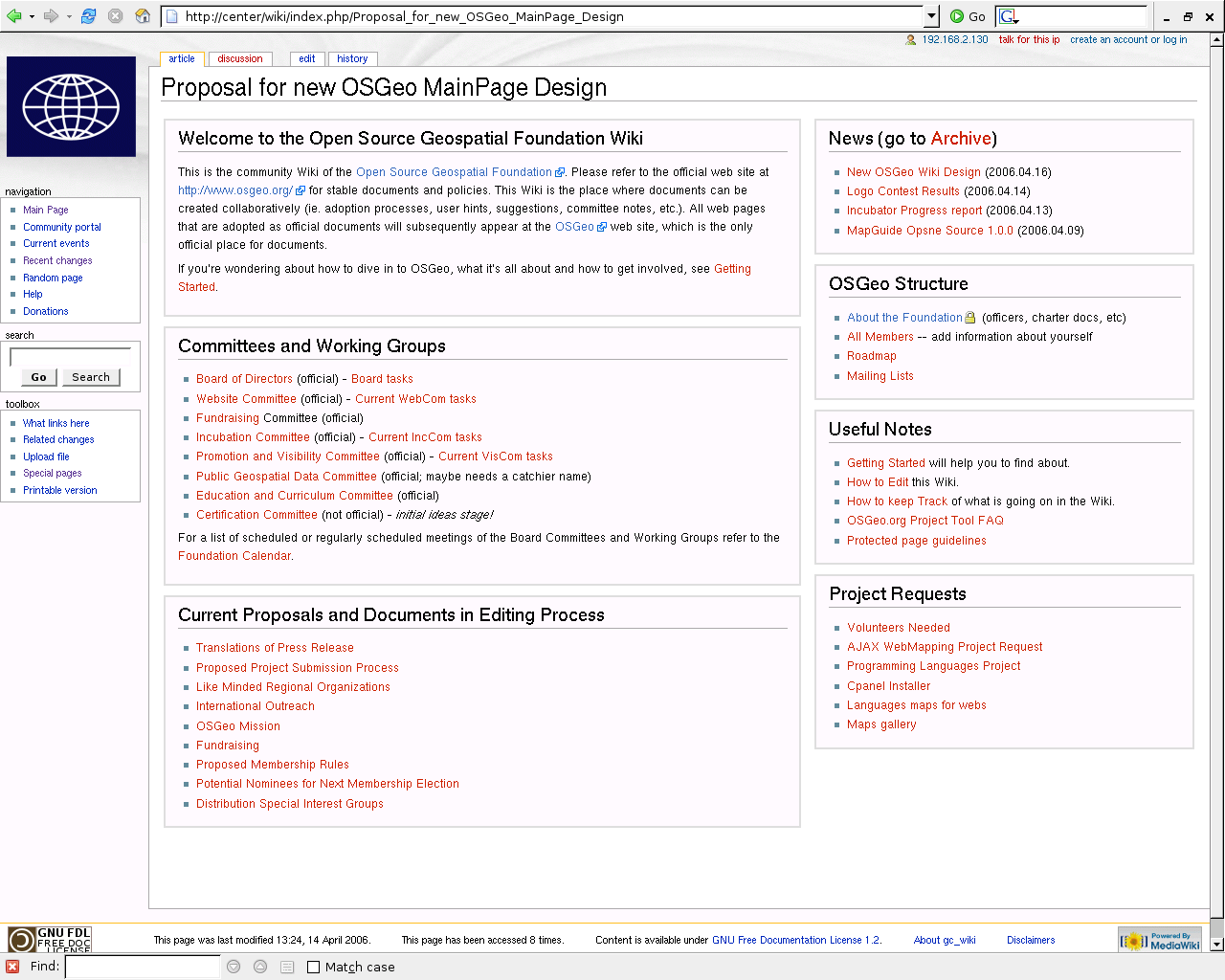 OSGeo design proposal for Main Page.png
