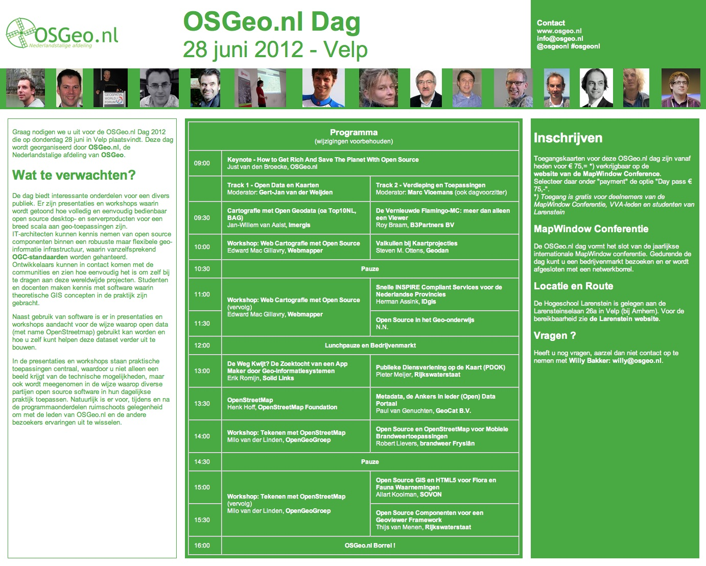 Programma OSGeo.nl Dag